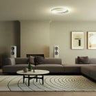Lodes Tidal LED Ceiling Light White in Dining Room