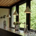 Tom Dixon Pose Pendant Multiples Above Kitchen Island