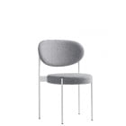 Verpan Series 430 Chair Light Grey White Frame