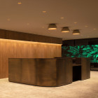 Vibia Duo Ceiling Dome LED Light Lifestyle Lobby