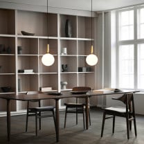 Nuura Miira 1 Large Pendant Brass/Opal White