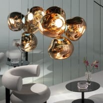 Tom Dixon Melt LED Chandelier Small Gold