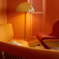 Louis Poulsen Panthella Originals 500 Floor Lamp Lifestyle Lounge 3
