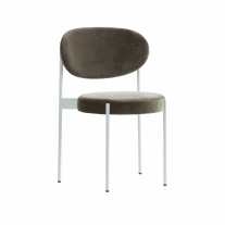 Verpan Series 430 Chair Brown White Frame 