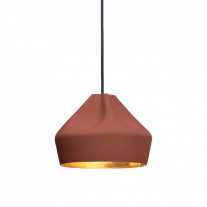 Marset Pleat Box LED Pendant Light - Terracotta Gold (24)