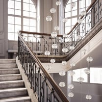 Lodes Jefferson LED Pendant in Stairwell