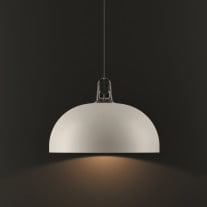 Lodes JIM Dome Pendant Grey Hook/Matte White Diffuser