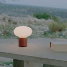 New Works Karl Johan Portable Table Lamp - Earth Red