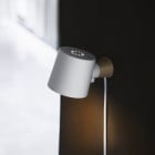 Normann Copenhagen Rise Wall Light White Cable and Plug