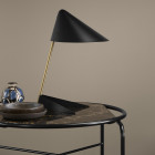 Warm Nordic Ambience Table Lamp Black Noir/Solid Brass