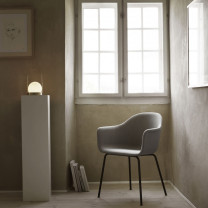 Audo Copenhagen Carrie Portable Outdoor LED Table Lamp Lifestyle Podium