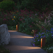 Marset Domus LED Bollard Lifestyle Garden Path