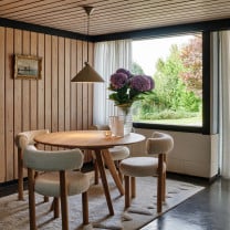 Tom Dixon Pose Pendant Above Dining Table