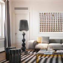 Black Kartell Kabuki LED Floor Lamp