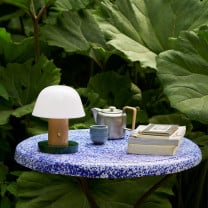 &Tradition Setago Table Lamp on Picnic Table