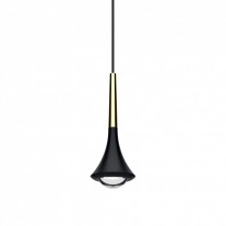 Lodes Rain LED Pendant Matte Black 9005 Structure/Gold