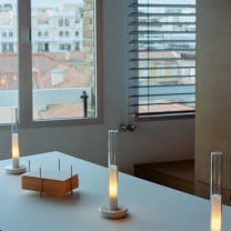 Santa & Cole Sylvestrina LED Table Lamp White in Multiples