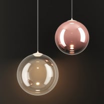 Lodes Random Solo LED Pendant Gold and Rose Gold