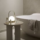 Audo Copenhagen Carrie Portable Outdoor LED Table Lamp Lifestyle Bathroom
