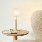 Nuura Miira Table Lamp Brass/Optic Clear