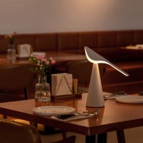 Established & Sons Tiki Portable Lamp White in Restaurant