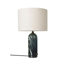 Gubi Gravity Table Lamp Emerald Marble Canvas Large