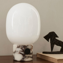 Audo Copenhagen JWDA Table Lamp Calacatta Viola Marble