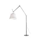 Artemide Tolomeo Mega LED Floor Lamp Aluminium 420 Parchment
