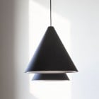 Flos String Light Cone LED Pendant Black