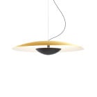 Marset Ginger LED Suspension 60 Brushed Brass White