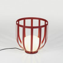 Estiluz Bols 4028 LED Outdoor Floor Lamp Oxide Red