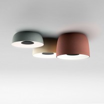 Marset Djambe LED Ceiling Light Red, Sky Blue and White 