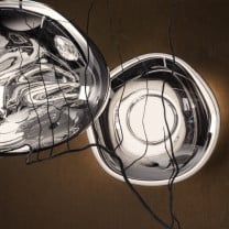 Chrome Tom Dixon Melt Surface LED Light