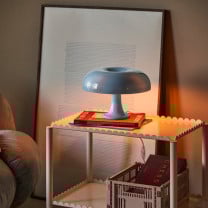Artemide Nessino Table Lamp Lifestyle Side Table
