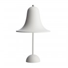 Verpan Pantop Portable Table Lamp Matt White