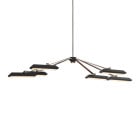 Bert Frank Rinato LED Linear Chandelier 6 Satin Nickel Black