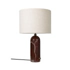 Gubi Gravity Table Lamp Maroon Marble Canvas Large