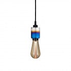 Buster + Punch Heavy Metal Pendant - Burnt Steel with Gold Bulb