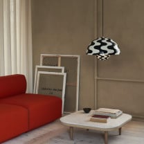 Black & White Patterned &Tradition Flowerpot VP2 Pendant
