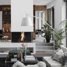 Artemide Tolomeo Mega LED Floor Lamp Lifestyle Lounge 2