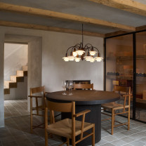 Louis Poulsen PH 1/1 Chandelier Centenary Edition Above Table