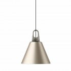 Lodes JIM Cone Pendant Grey Hook/Matte Champagne Diffuser