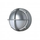 Louis Poulsen Skot Outdoor LED Wall/Ceiling Light Aluminium Half Shaded Opal