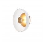 Nuura Blossi LED Wall/Ceiling Light Nordic Gold/Opal White