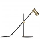 Rubn Lektor Desk Lamp Black Brass
