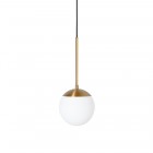 Rubn Lord 1 Pendant Light Brass Opal 200