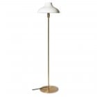 Rubn Bolero LED Floor Lamp White Brass Small