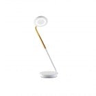 Pablo Pixo Plus LED Table Lamp White Brass