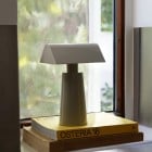 &Tradition Caret Portable Table Lamp Silky Grey
