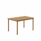 Muuto Linear Steel Table Small Burnt Orange